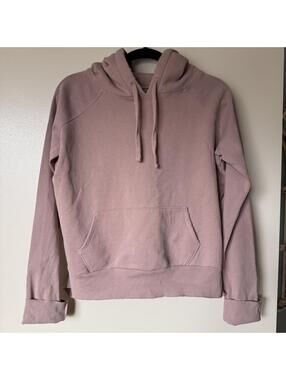 Frank & Eileen Tee Lab LAB502R Cropped Hoodie Medium Mauve